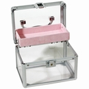 Aluminum Clear Acrylic Beauty Case BB069