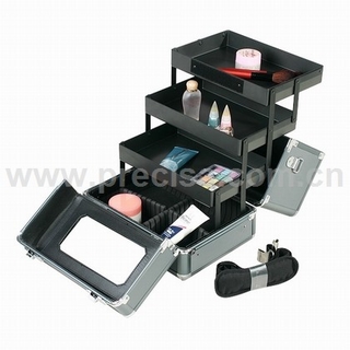 Aluminum cosmetic organizer,makeup organizer,nail care organizer BB-360-5