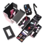 Two in one aluminum beauty hairdresser tool case TC002